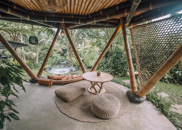 Hideout Eco Bamboo House Bali ヴィラ *