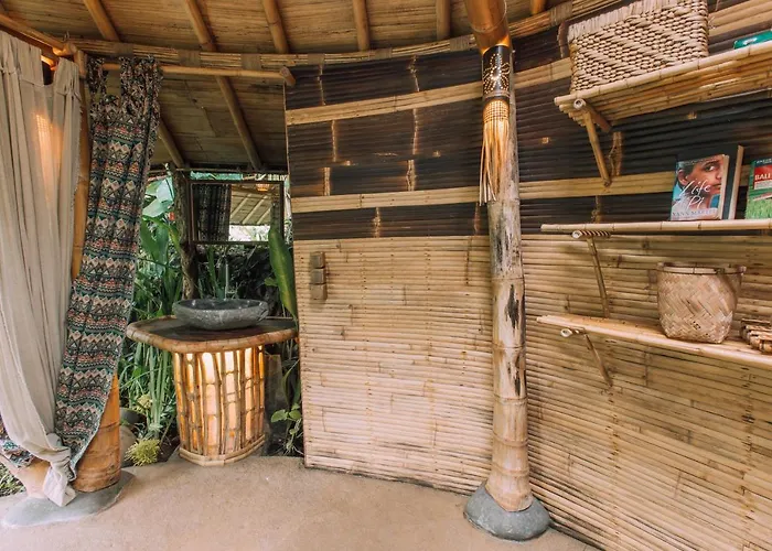 ヴィラ Hideout Eco Bamboo House Bali サイドメン