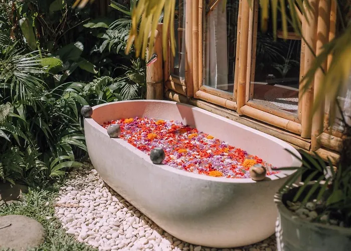 Hideout Eco Bamboo House Bali ヴィラ *