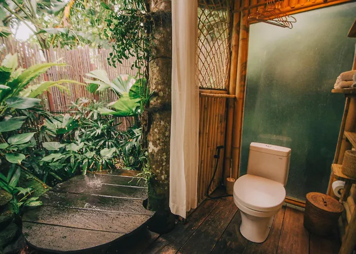 Hideout Eco Bamboo House Bali ヴィラ *