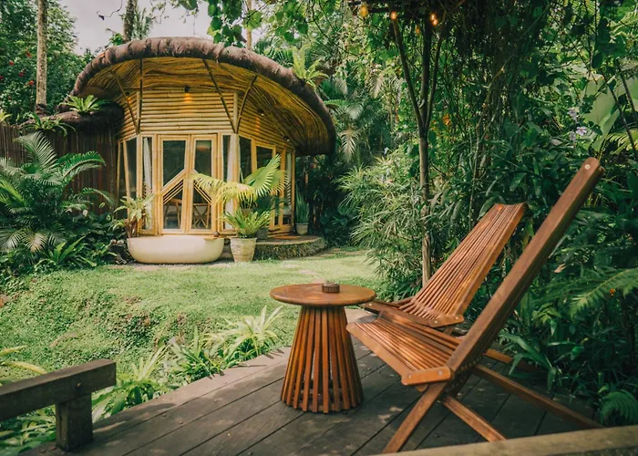 ヴィラ Hideout Eco Bamboo House Bali *