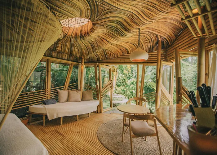ヴィラ Hideout Eco Bamboo House Bali サイドメン