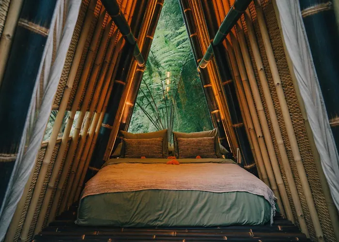 ヴィラ Hideout Eco Bamboo House Bali *