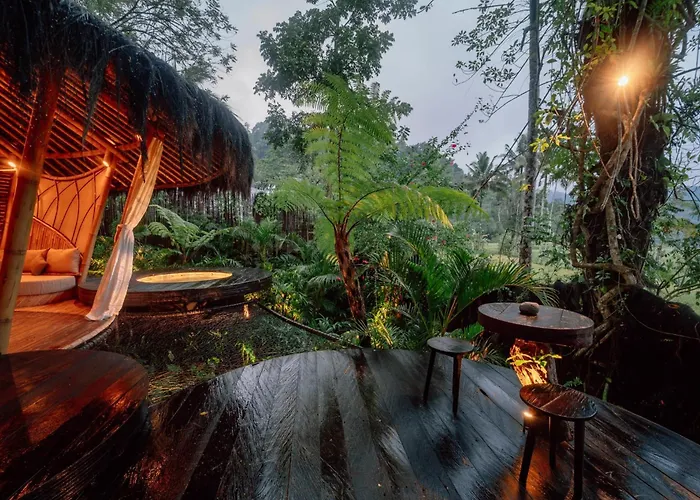 ヴィラ Hideout Eco Bamboo House Bali
