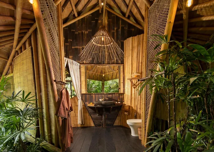 Hideout Eco Bamboo House Bali Villa Sidemen (Bali)