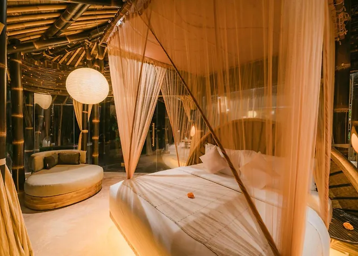 Hideout Eco Bamboo House Bali ヴィラ サイドメン