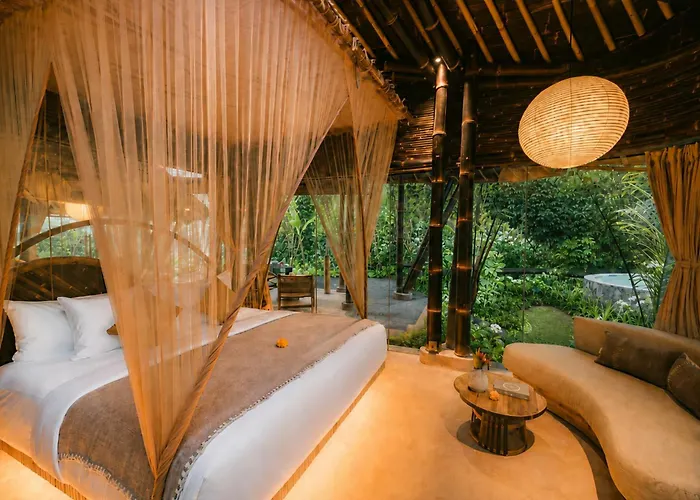 Villa Hideout Eco Bamboo House Bali