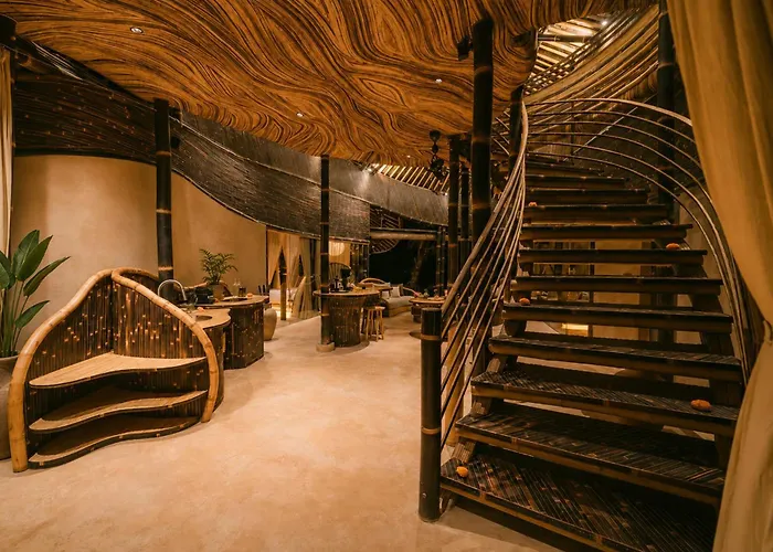 Hideout Eco Bamboo House Bali ヴィラ サイドメン