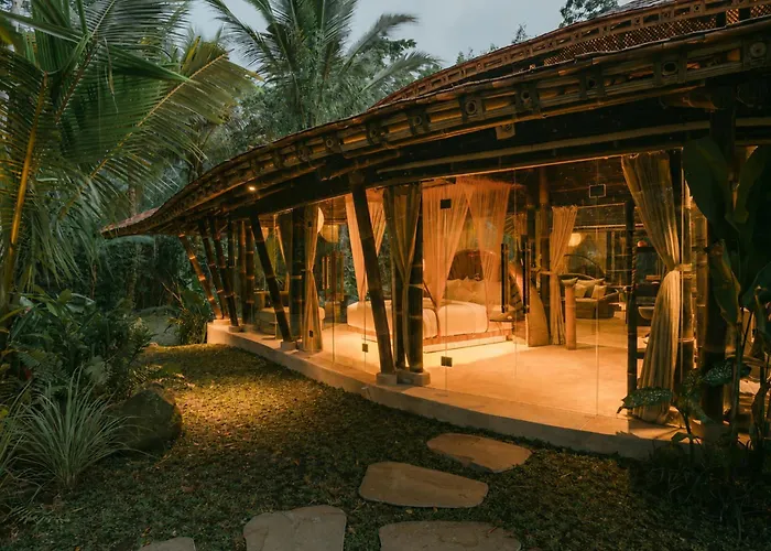 Hideout Eco Bamboo House Bali Villa Sidemen (Bali)