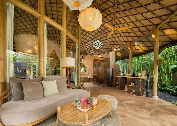 Villa Hideout Eco Bamboo House Bali Sidemen (Bali)